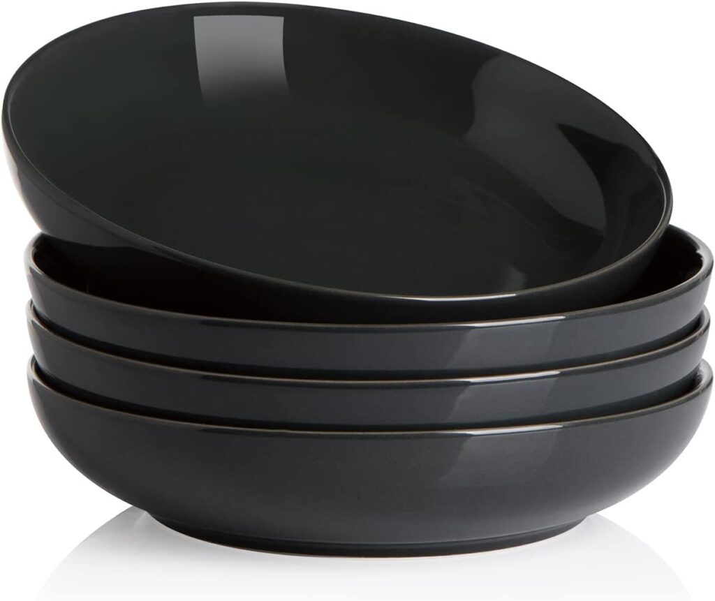 SWEEJAR Pasta Bowls, Ceramic Dinner Plates